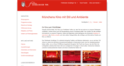 Desktop Screenshot of filmtheatersendlingertor.de